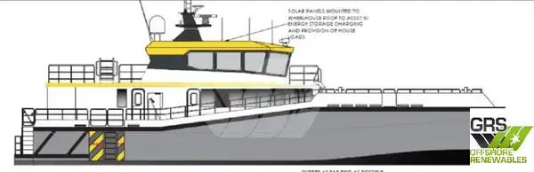 Wind farm service vessel for sale